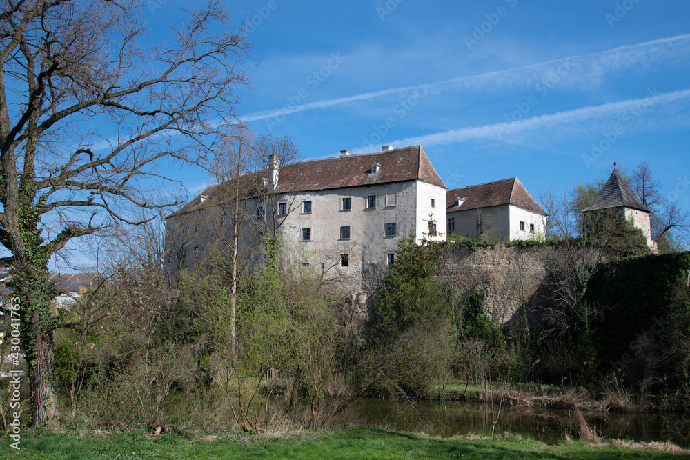 Castle Burgschleinitz ( Burg Burgschleinitz ) in Lower Austria, 24.04.2021
