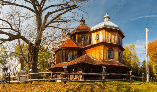Cerkiew w Bystrem pod wezwaniem Michała Archanioła, Polska, Bystre / Orthodox church in Bystre dedicated to Michael the Archangel, Poland, Bystre photo