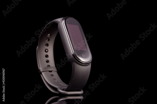 Smart band isolated on the black