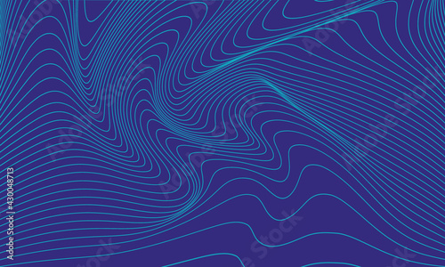Modern wavy curve abstract presentation background