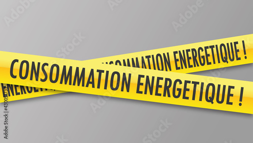 Logo consommation énergétique.