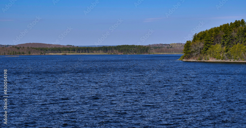 the vast body of the wachusett reservior the vast body of the wachusett reservior