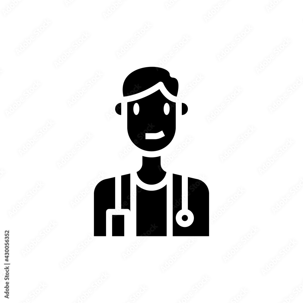 People Icon Man Doctor Vector Illustration People Icon Man Doctor Vector Illustration