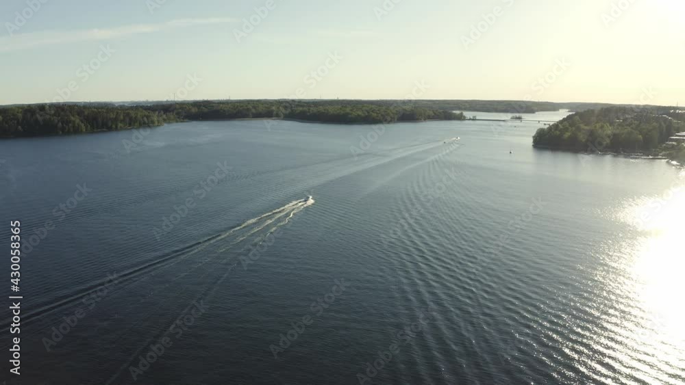 Drone view over archipelago in Stockholm. High quality 4k footage Drone view over archipelago in Stockholm. High quality 4k footage
