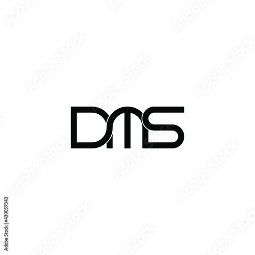 dms letter original monogram logo design