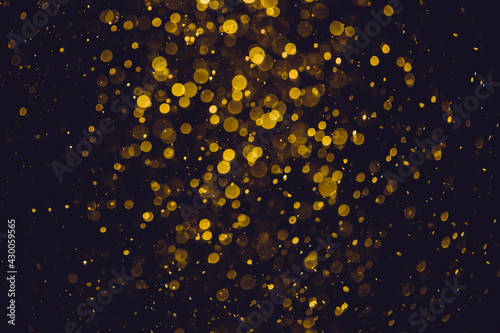 Vintage abstract gold bokeh