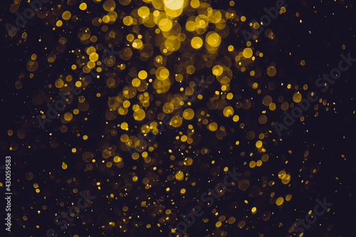 Vintage abstract gold bokeh