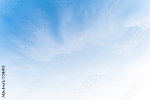 blue sky background with tiny clouds in Phuket Thailand