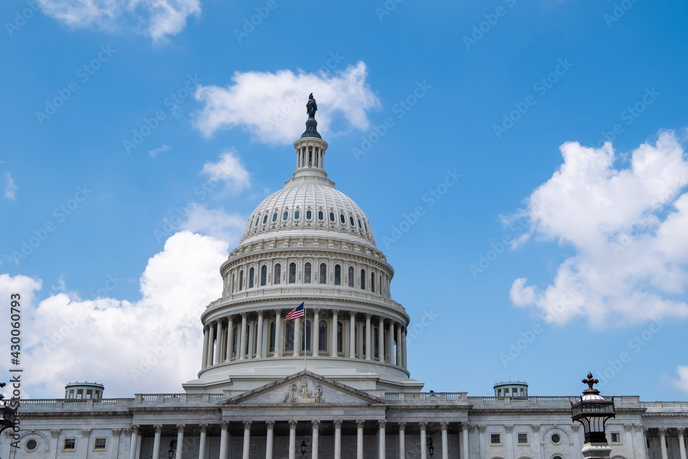 Washington, DC at the White House,   JUly 27: 2018 D, USA White House in Washington DC 