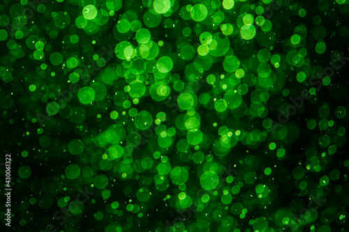 Abstract green bokeh