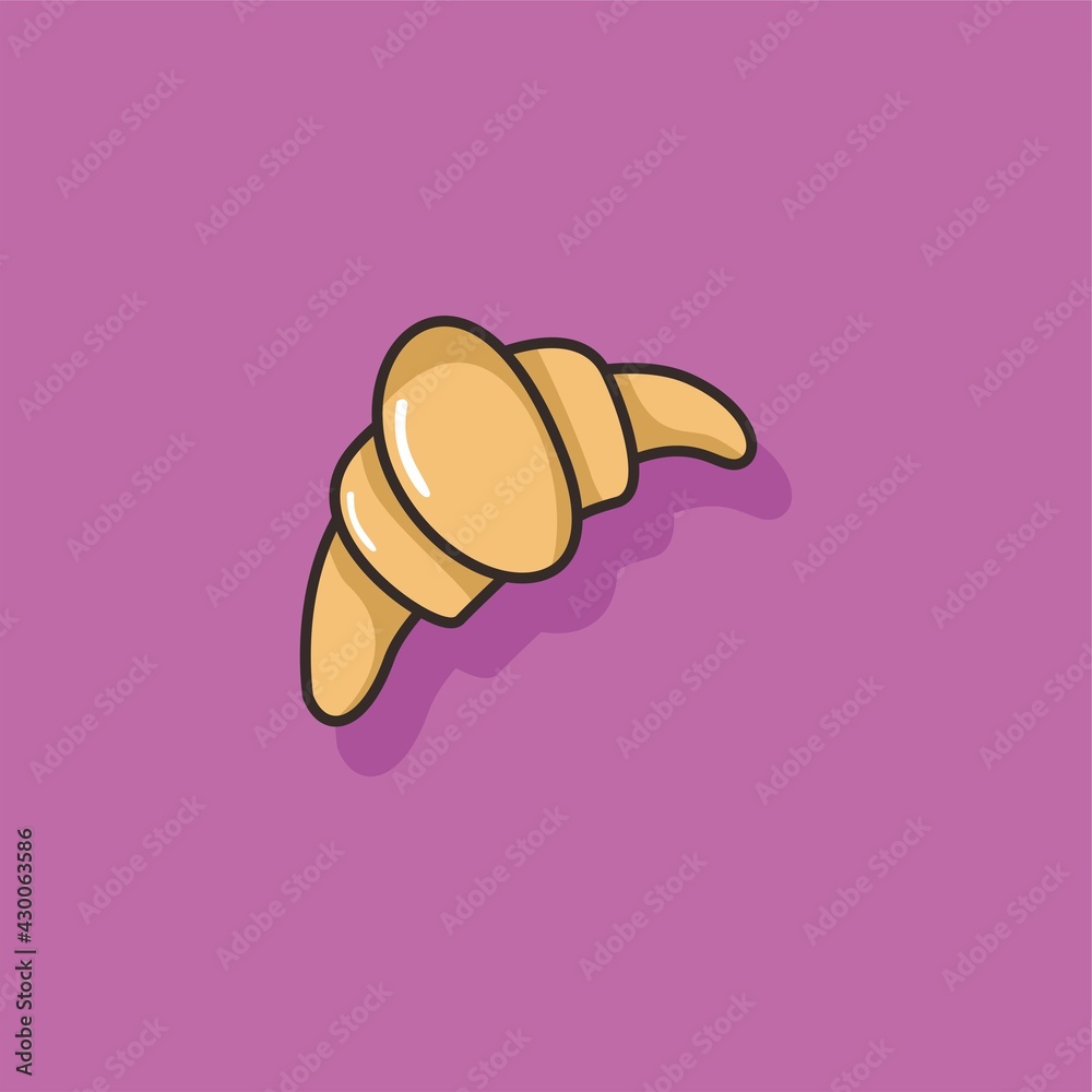 Pastry simple cartoon vector design Pastry simple cartoon vector design