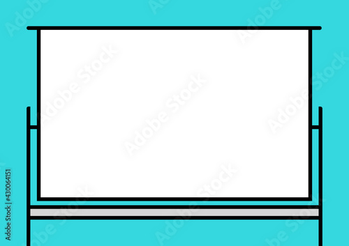 ホワイトボード　ベクターイラスト
