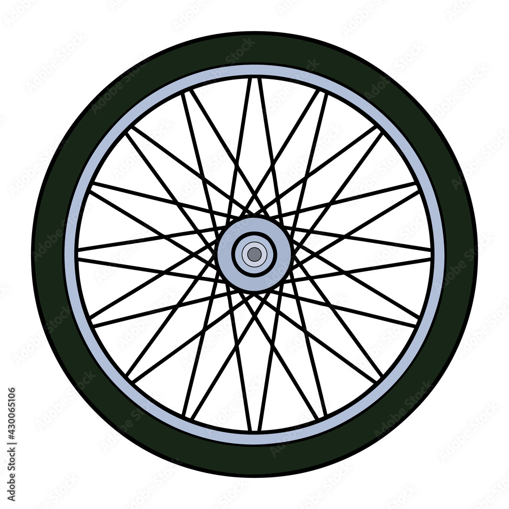 wheels vector illustration,isolated on white background