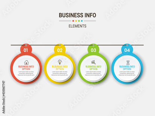 Infographics design vector and marketing icons can be used for workflow layout, diagram, annual report, web design.