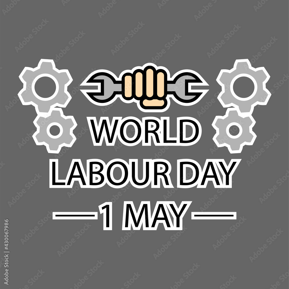 Happy Labor Day. happy vector labor day poster or banner. worker day simple poster, vector eps 10 Happy Labor Day. happy vector labor day poster or banner. worker day simple poster, vector eps 10