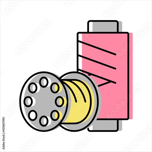 thread for embroidery. needlework. sewing and repairing clothes