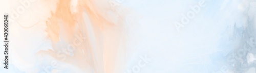 Watercolor paint like gradient background pastel ombre style. Iridescent template for brochure, banner, wallpaper, mobile screen. Neon hologram theme