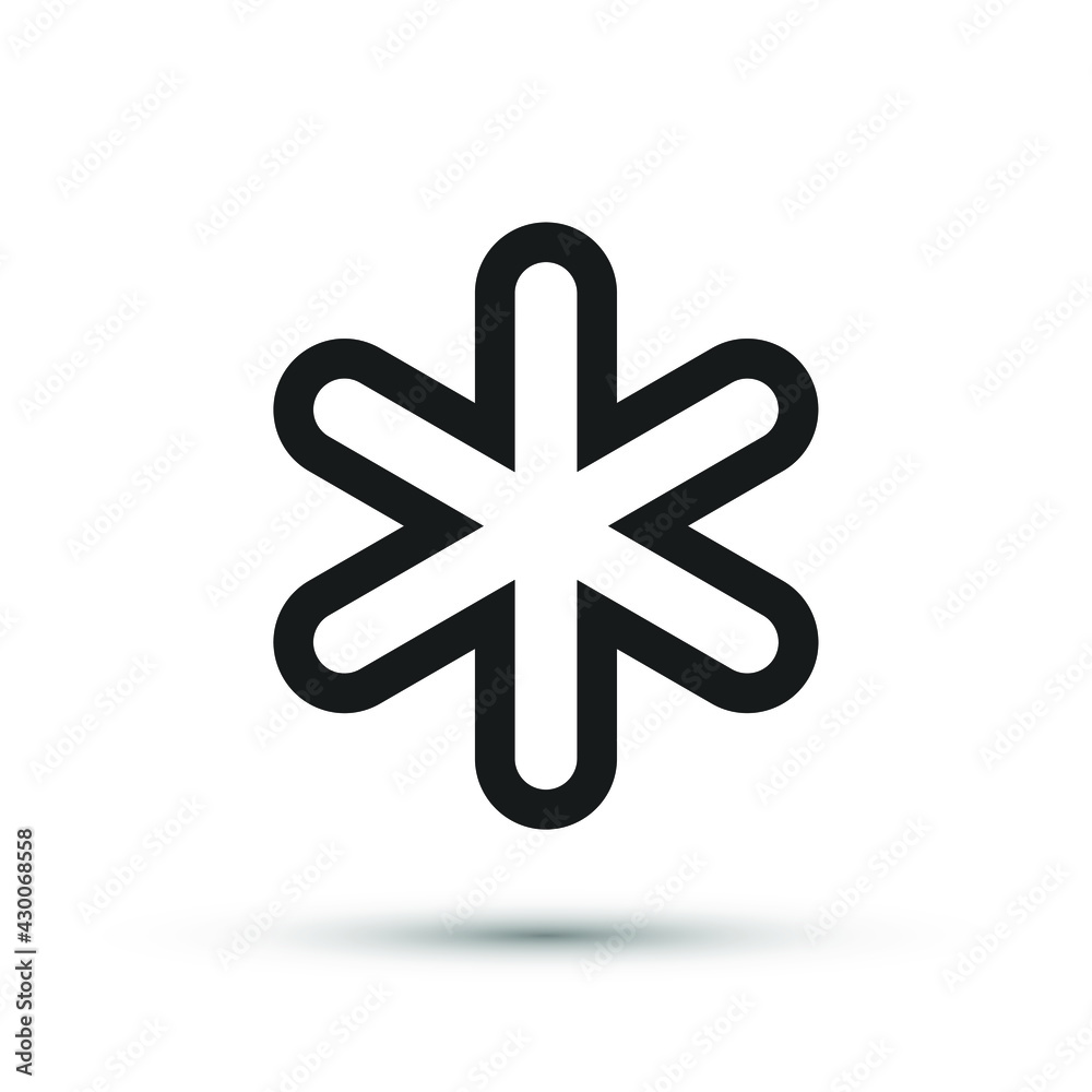 The Star of Life icon vector element for trendy design. Simple pictogram for mobile concept and web apps. Isolated vector line symbol of Emergency Medical Services. The Star of Life icon vector element for trendy design. Simple pictogram for mobile concept and web apps. Isolated vector line symbol of Emergency Medical Services.