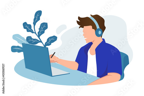Drawing man online education