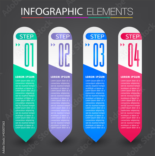 modern text box template, banner Infographics