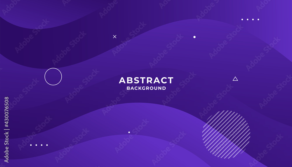 Abstract dark purple gradient wavy geometric background modern with colorful style gradient color. landing page, cover page. Eps10 vector.