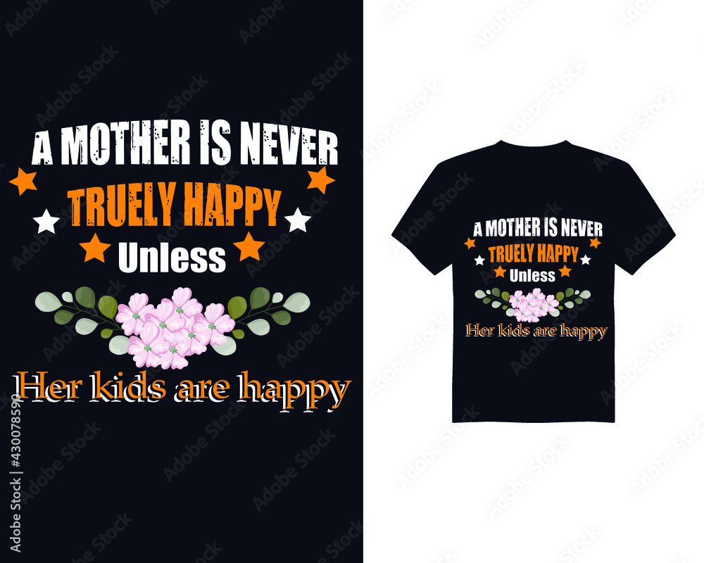 Mother's day vector t shirt design 