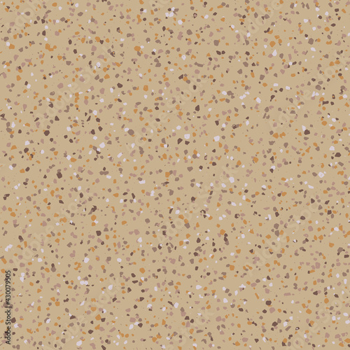 Terrazzo flooring vector. Classic venetian terrazzo style of floor of stone, granite, quartz.