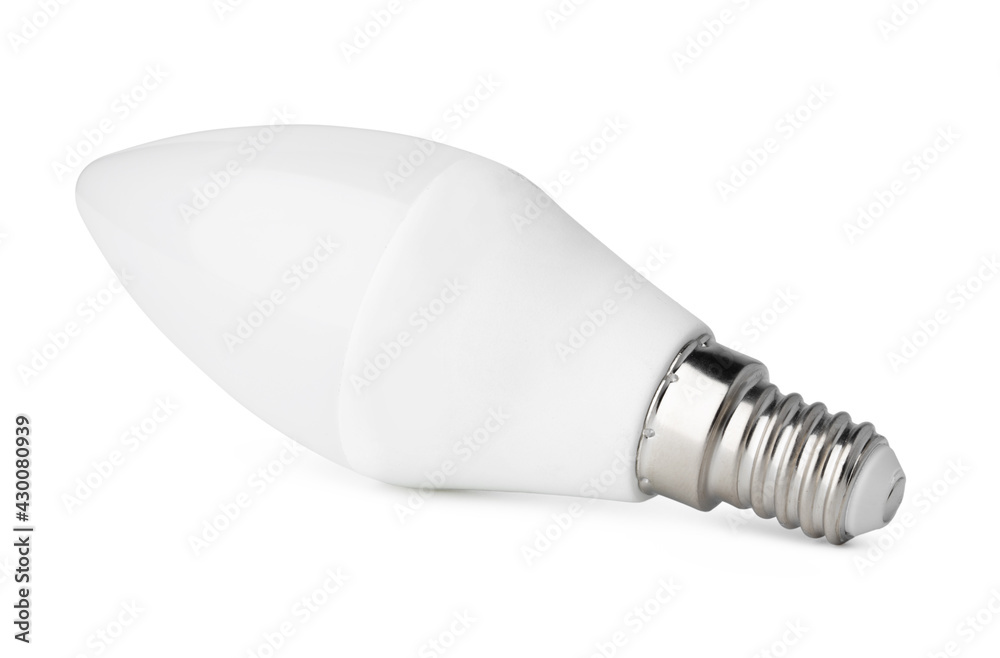 One light bulb isolated on white background One light bulb isolated on white background