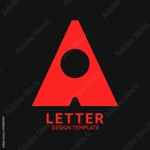 Initial Letter A Logo Icon Concept. Creative Minimal Alphabet Emblem Design Template. Graphic Symbol for Corporate Business Identity.Creative Vector Graphic Element.