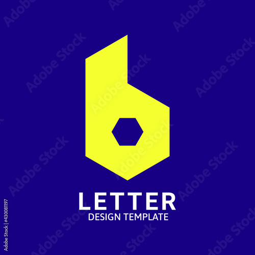 Initial Letter B Logo Icon Concept. Creative Minimal Alphabet Emblem Design Template. Graphic Symbol for Corporate Business Identity.Creative Vector Graphic Element.