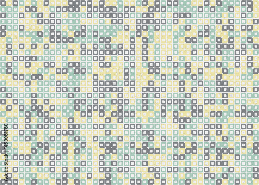 Abstract Geometric Pattern generative computational art illustration