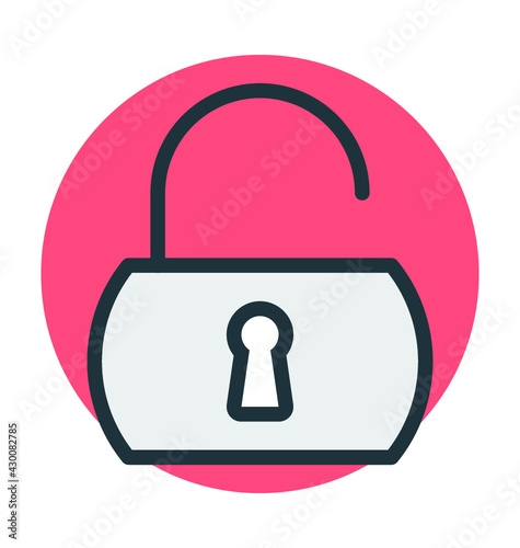 Open Padlock 