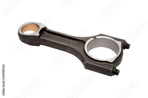 connecting rod on white background