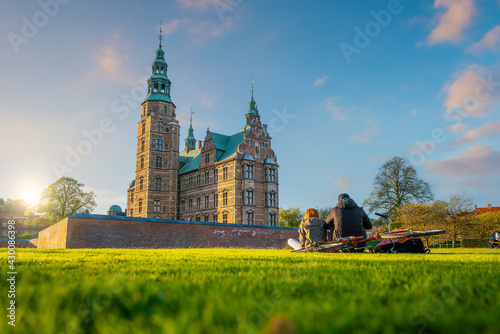 Rosenborg Castle Gardens in Copenhagen, Denmark photo