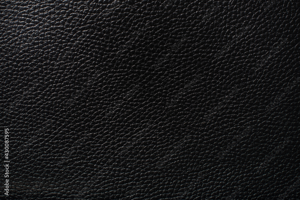 Black leather texture background close up Black leather texture background close up