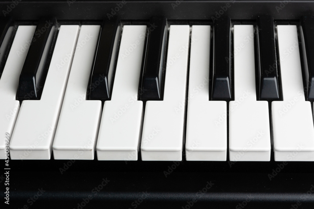 closeup of the piano keys closeup of the piano keys