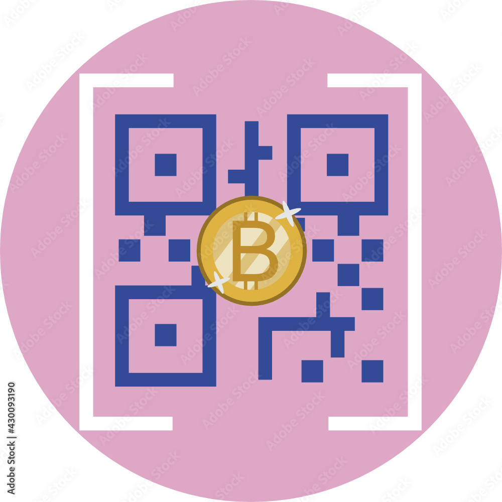 Bitcoin Icon. Vector Illustration. Bitcoin Icon. Vector Illustration.