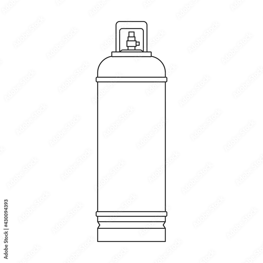 Gas cylinder vector outline icon. Vector illustration lpg on wite background. Isolated outline illustration icon of gas cylinder. Gas cylinder vector outline icon. Vector illustration lpg on wite background. Isolated outline illustration icon of gas cylinder.