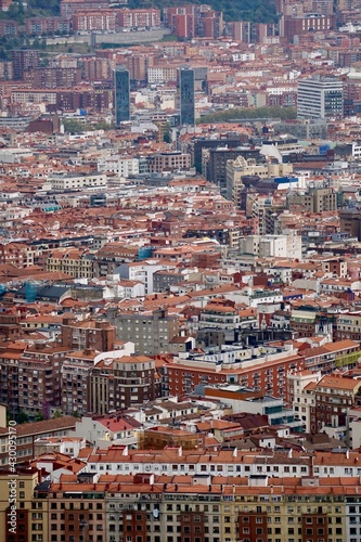 cityscape of Bilbao city, Spain. Bilbao travel destination © Ismael