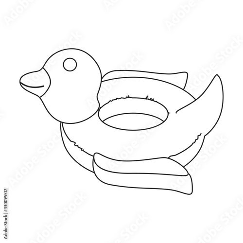 Water mattress vector icon.Outline vector icon isolated on white background water mattress.