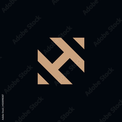 Free Download Abstract graphic illustration of letter H and two arrows - GFXLoad