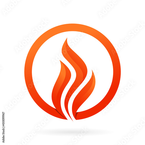 fire logo vector