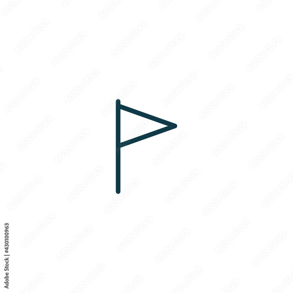 flag icon vector illustration logo template flag icon vector illustration logo template