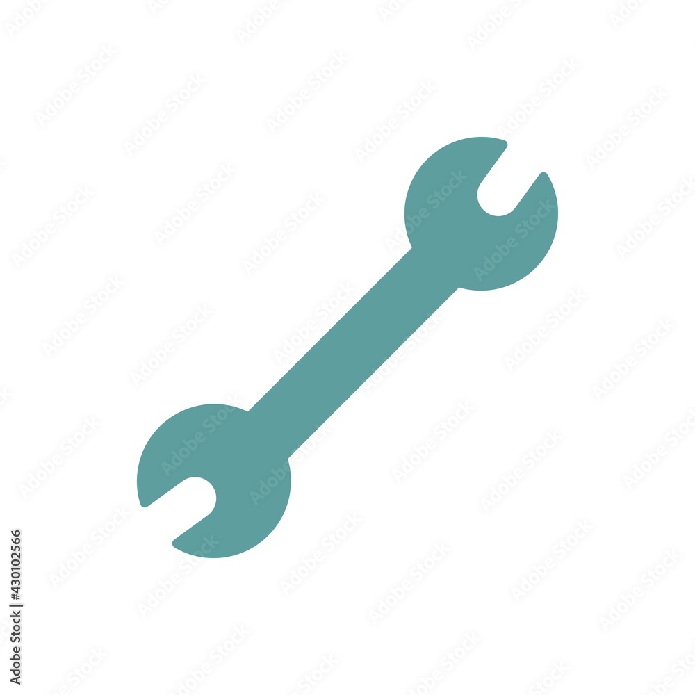 Simple wrench line icon in color. Repairs concept or illustration, tool sign symbol. Trendy flat style isolated logo for app, graphic design, element, infographic, web, site, ui, ux. Vector EPS 10 Simple wrench line icon in color. Repairs concept or illustration, tool sign symbol. Trendy flat style isolated logo for app, graphic design, element, infographic, web, site, ui, ux. Vector EPS 10