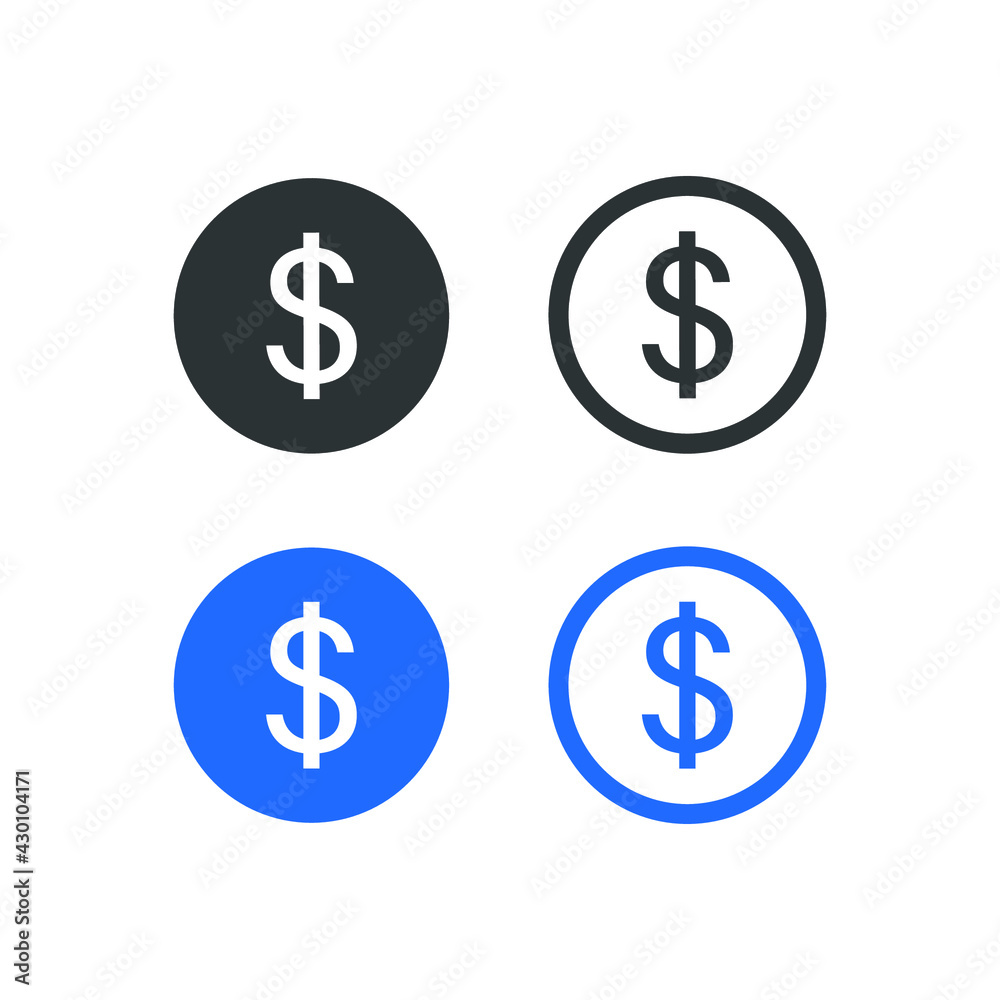 dollar icon vector illustration simple design element dollar icon vector illustration simple design element