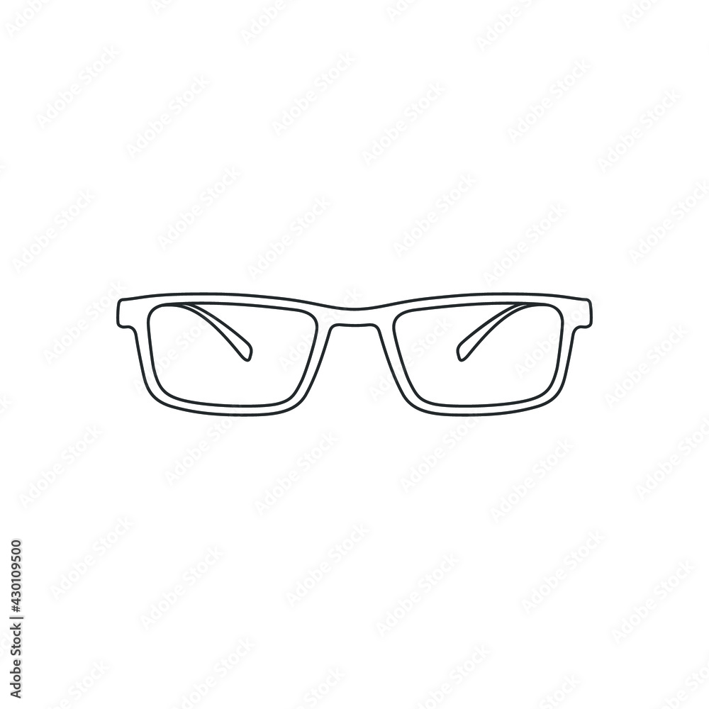 eyeglasses icon vector illustration simple design element eyeglasses icon vector illustration simple design element