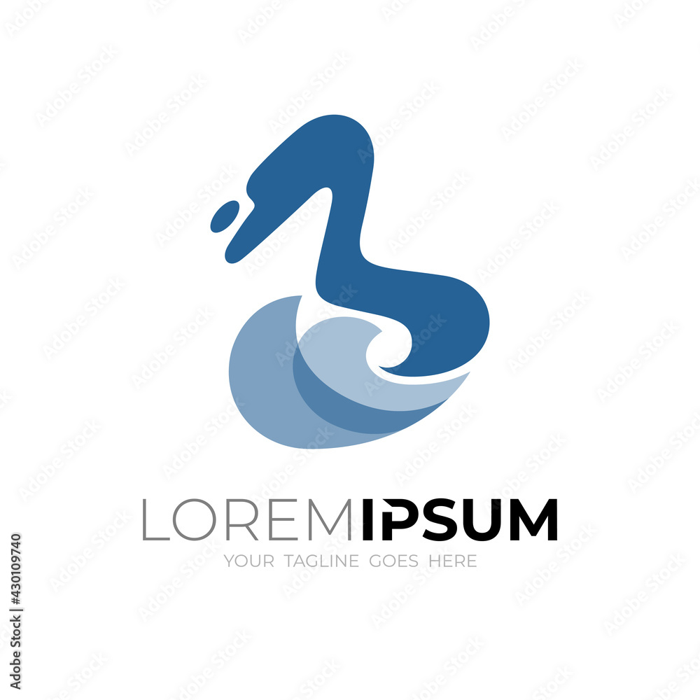 Water wave logo and letter B design vector, b icons Water wave logo and letter B design vector, b icons