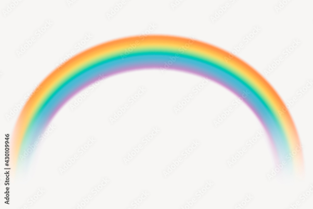 Beautiful rainbow element graphic Beautiful rainbow element graphic