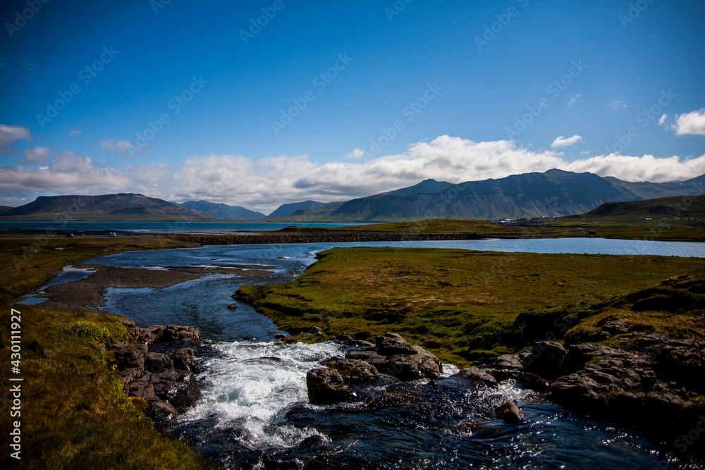 Summer landscape in Southern Iceland, Europe