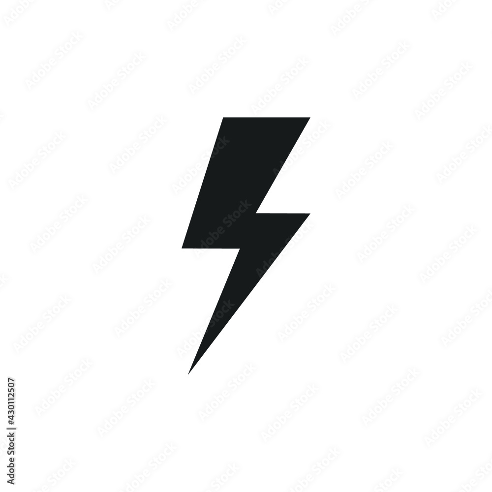 lightning icon vector illustration simple design element lightning icon vector illustration simple design element